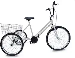 TRICICLO ARO 26 - SUPER LUXO - 6 OPÇÕES DE CORES*