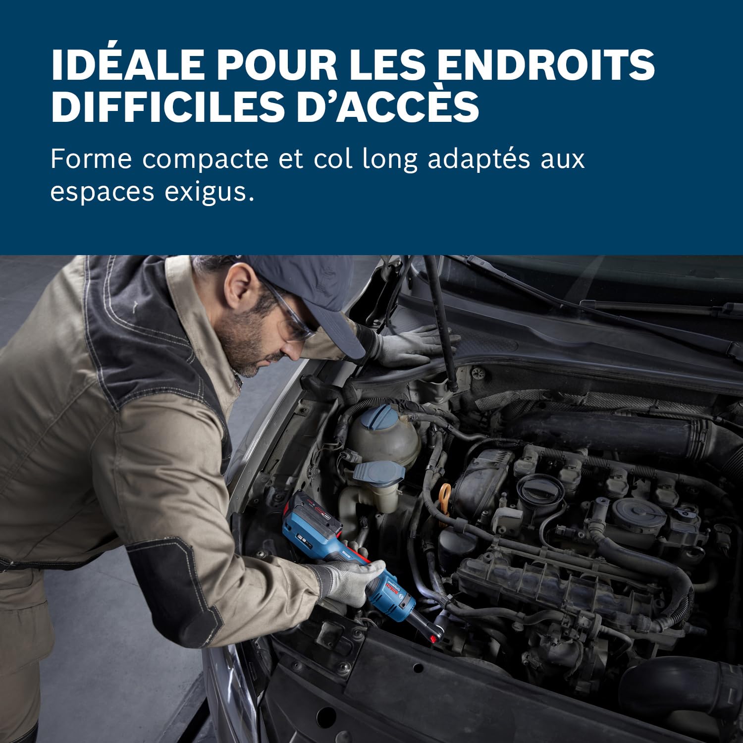 Bosch Professional 18V System clé à cliquet sans-fil GRC 18V-60 (avec L-BOXX)