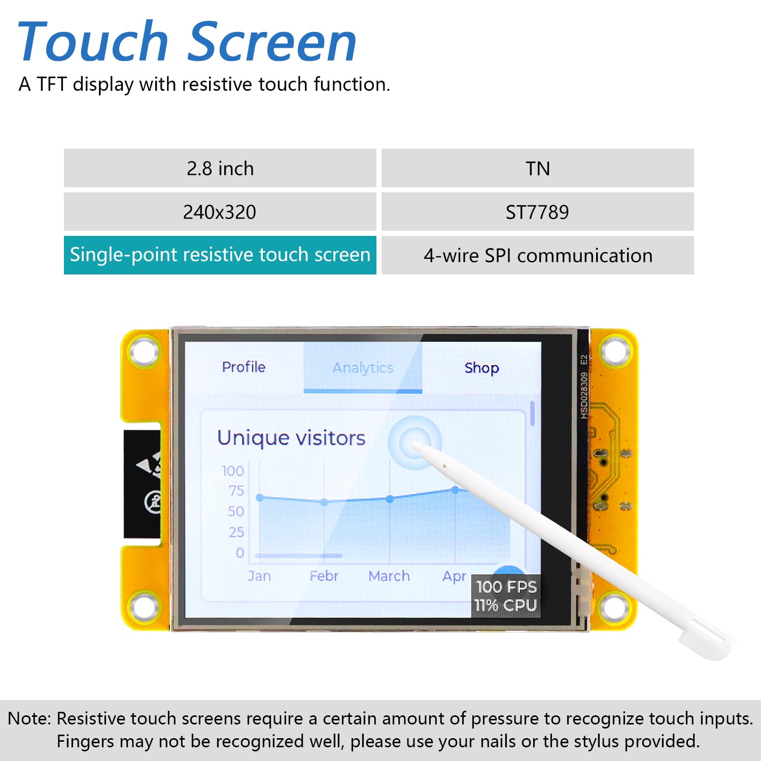 Amazon.com: Freenove Bitcoin Miner NMMiner NerdMiner, ESP32 CYD 2.8 Inch  Touch Display, 240x320 Pixel TN TFT LCD Screen ST7789 Driver, Dual-core  32-bit 240 MHz Microcontroller WiFi+BT, C Code LVGL Tutorial : Electronics
