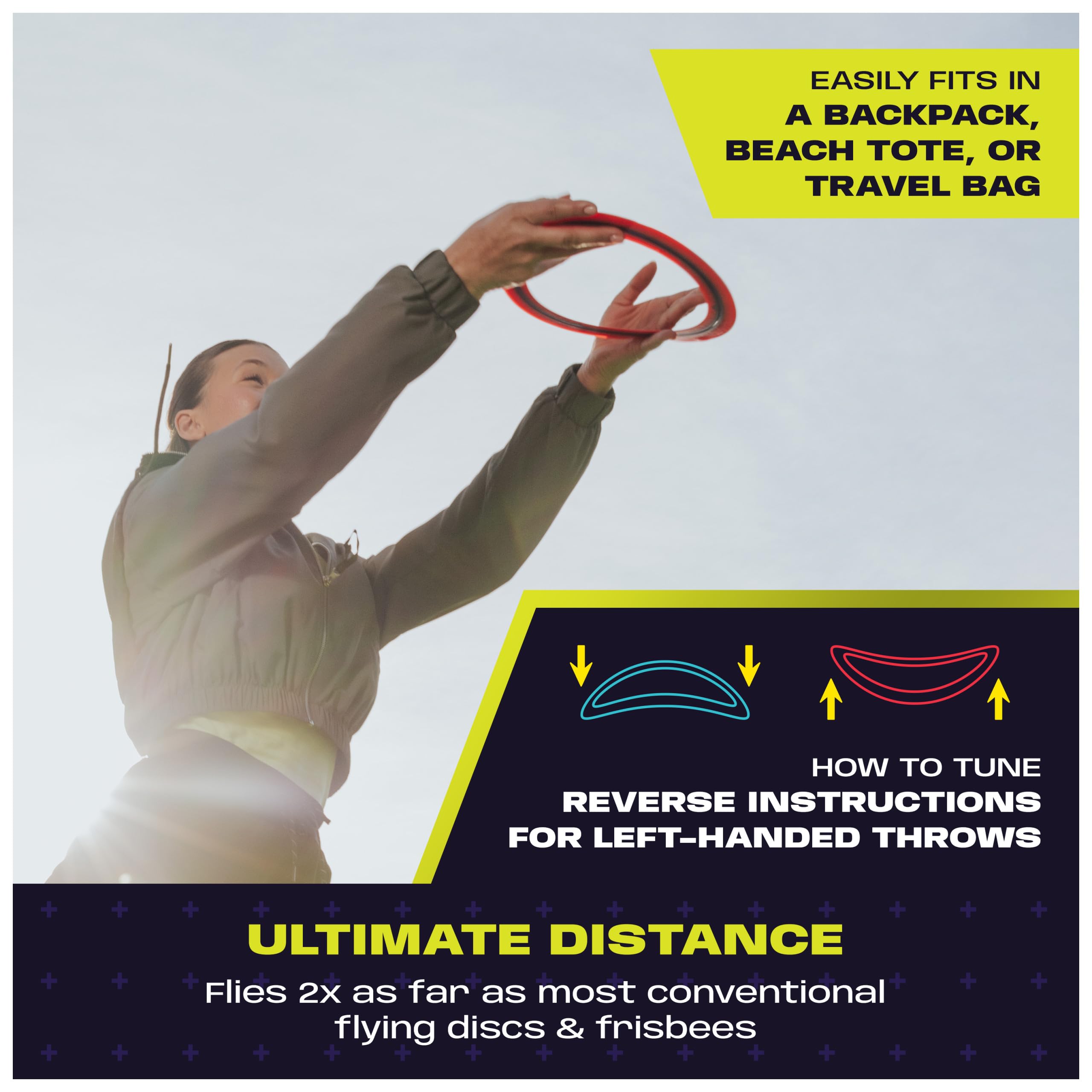 Aerobie Pro Ring High Performance Outdoor Flying Ring Disc für Kinder ab 5
