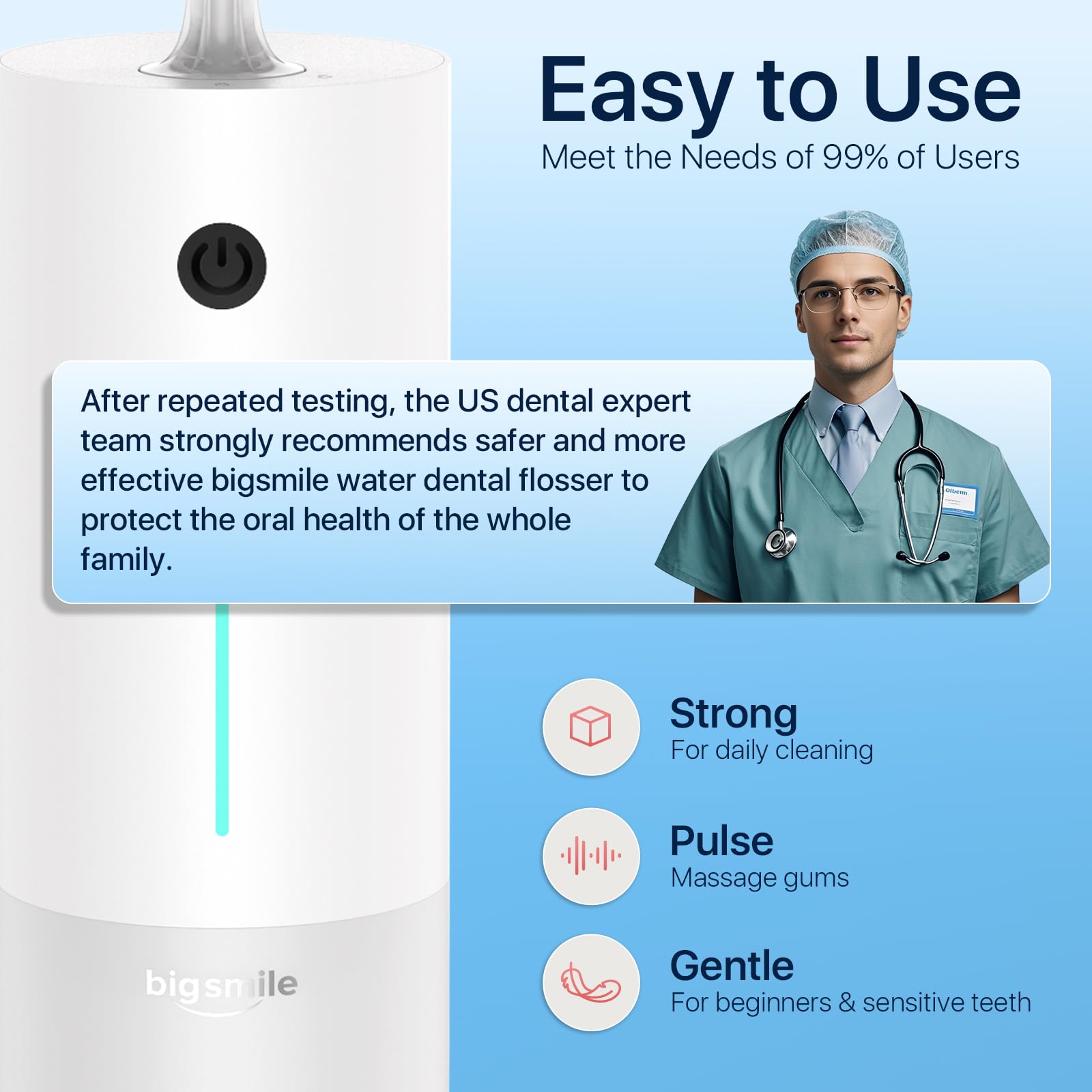Water Flosser Safe Amígdala removedor de piedras para evitar el mal aliento, color blanco | Máquina de hilo dental portátil inalámbrica recargable de viaje, imprescindible para frenos, puentes, IPX7