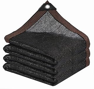 Shade Cloth - Garden Shade Mesh Netting with Grommets Outdoor Sun Shade Cover for Pergola Patio Plants Greenhouse Chicken Coop Black 90% Shading Rate(10X10FT)