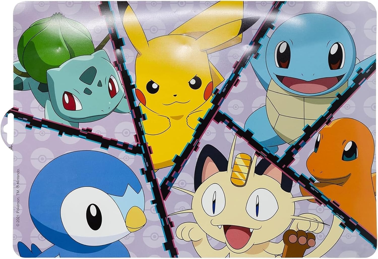 Srv Hub Pokemon Licensed Placemat Assorted Pokémon Kids Placemat – 42Cm Wipeable & Reusable Dining Table Mat, Non-Slip Printed Tableware For Mealtime, Great For Toddlers And Young Children