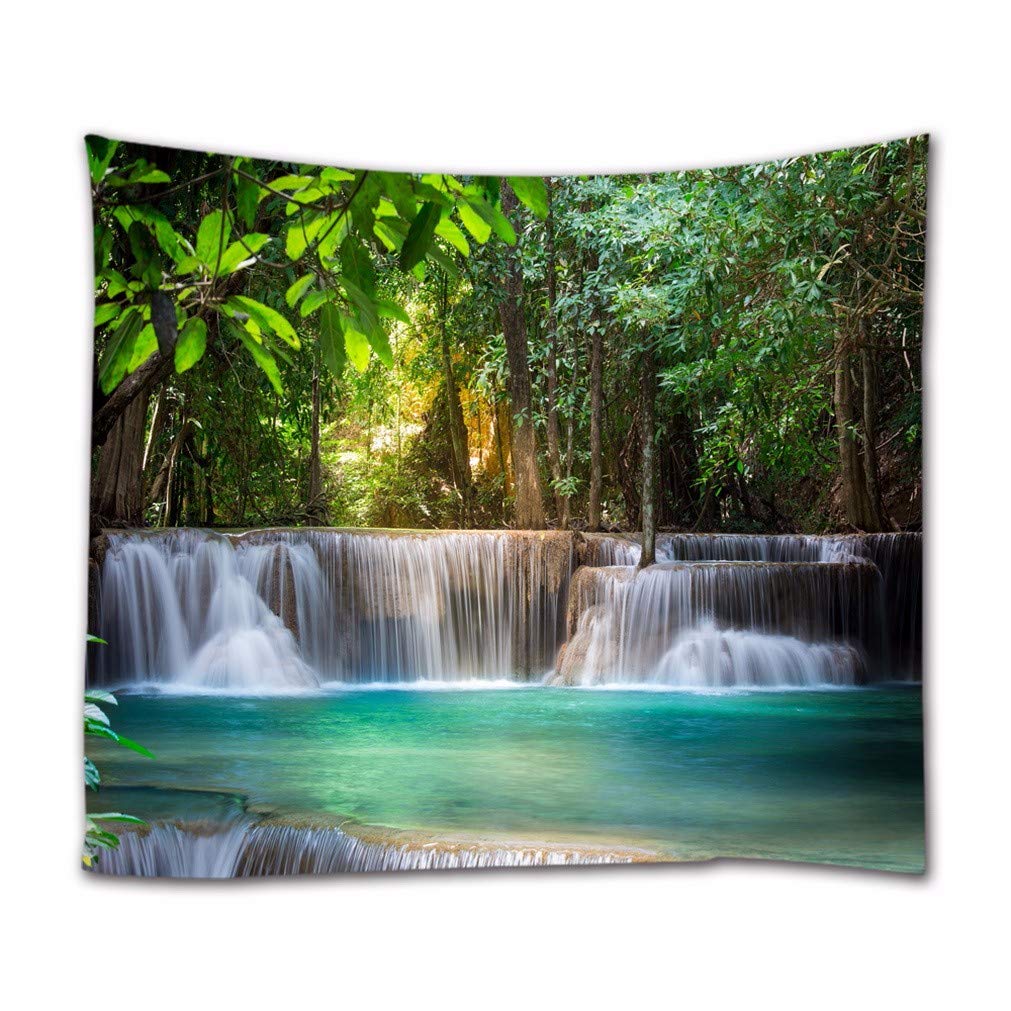 Tapisserie murale Kanchanaburi pour créer un salon zen et une décoration jungle