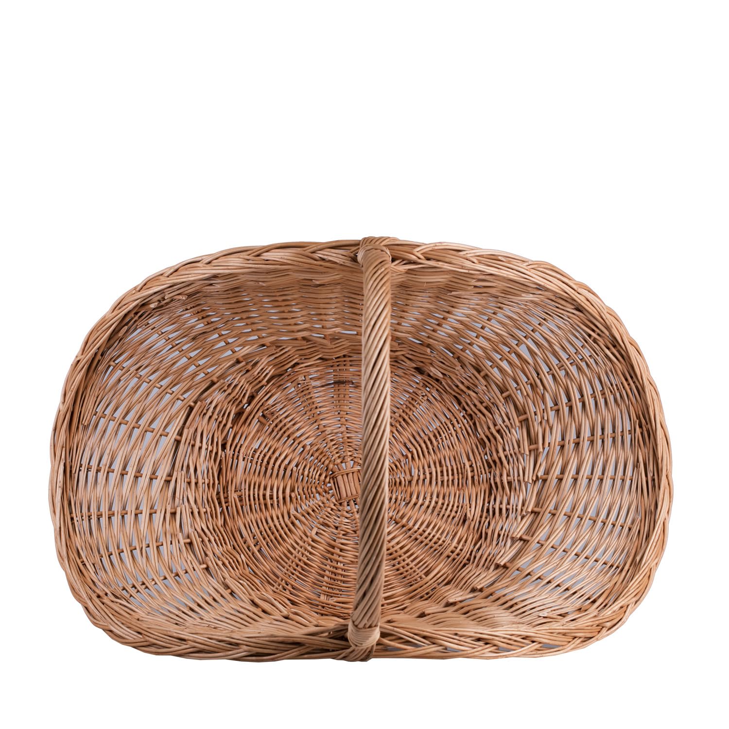 Cesta Portalegna da Interno in Vimini Porta Legna da Interni Fatto a Mano Cesta in Vimini per Legno Cestino per tronchi Ceste per Legna da Interno