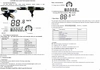 BuyWeek 1500W Elektromos Kerékpár Vezérlő Készlet - 36/48V Kefe Nélküli Motor Szabályzó LCD Kijelzővel és Gázkarral 22,5mm Kormányhoz 4
