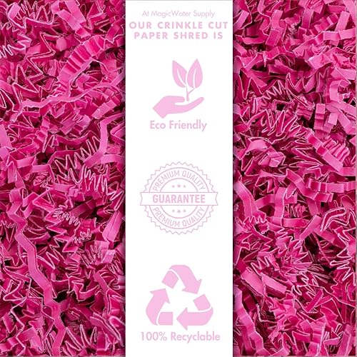 Miniatura 12 de MagicWater Supply - 1 libra - Naranja - Relleno de papel de corte arrugado ideal para envolver regalos, relleno de cestas, cumpleaños, bodas