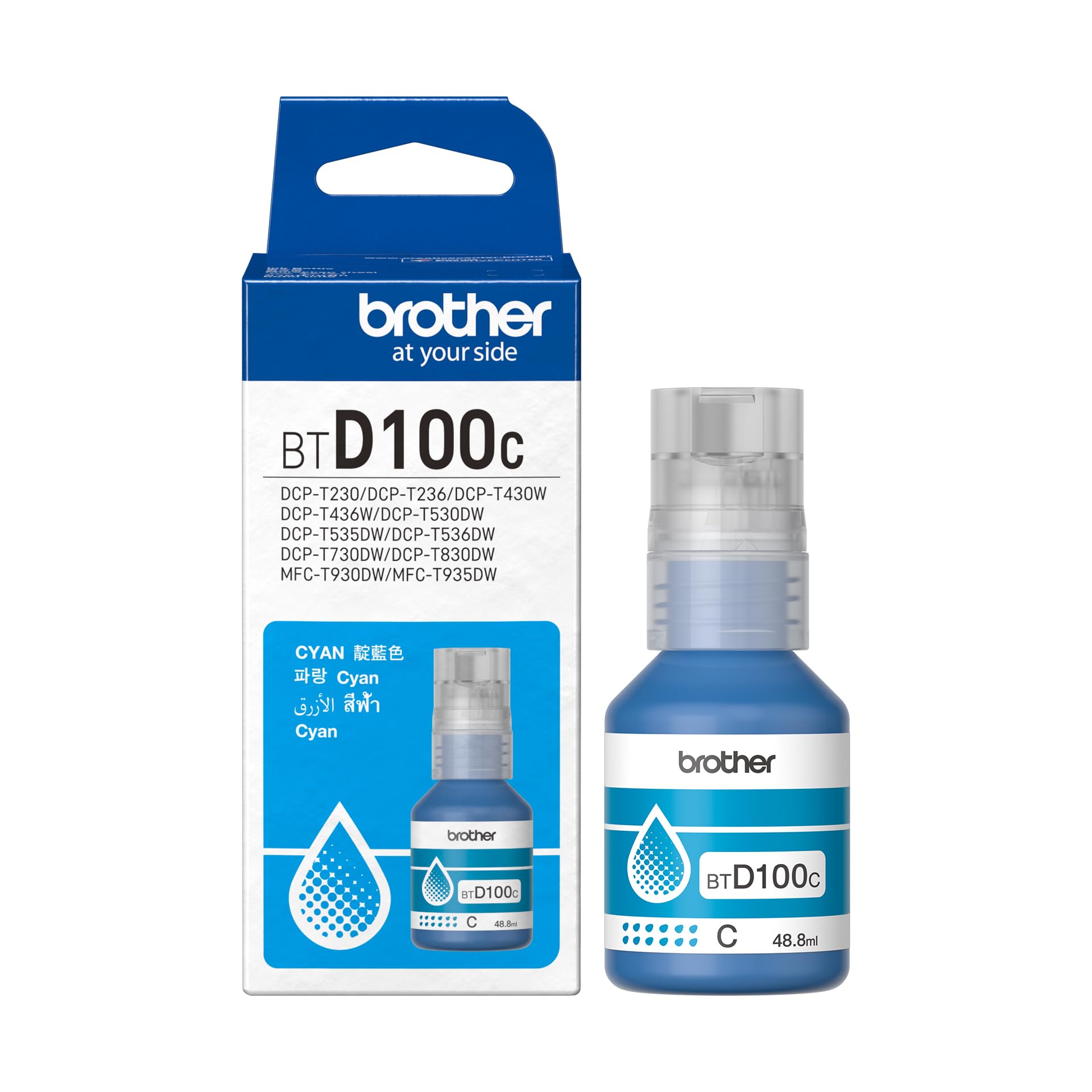 Brother BTD100C Ink Bottle (Cyan)