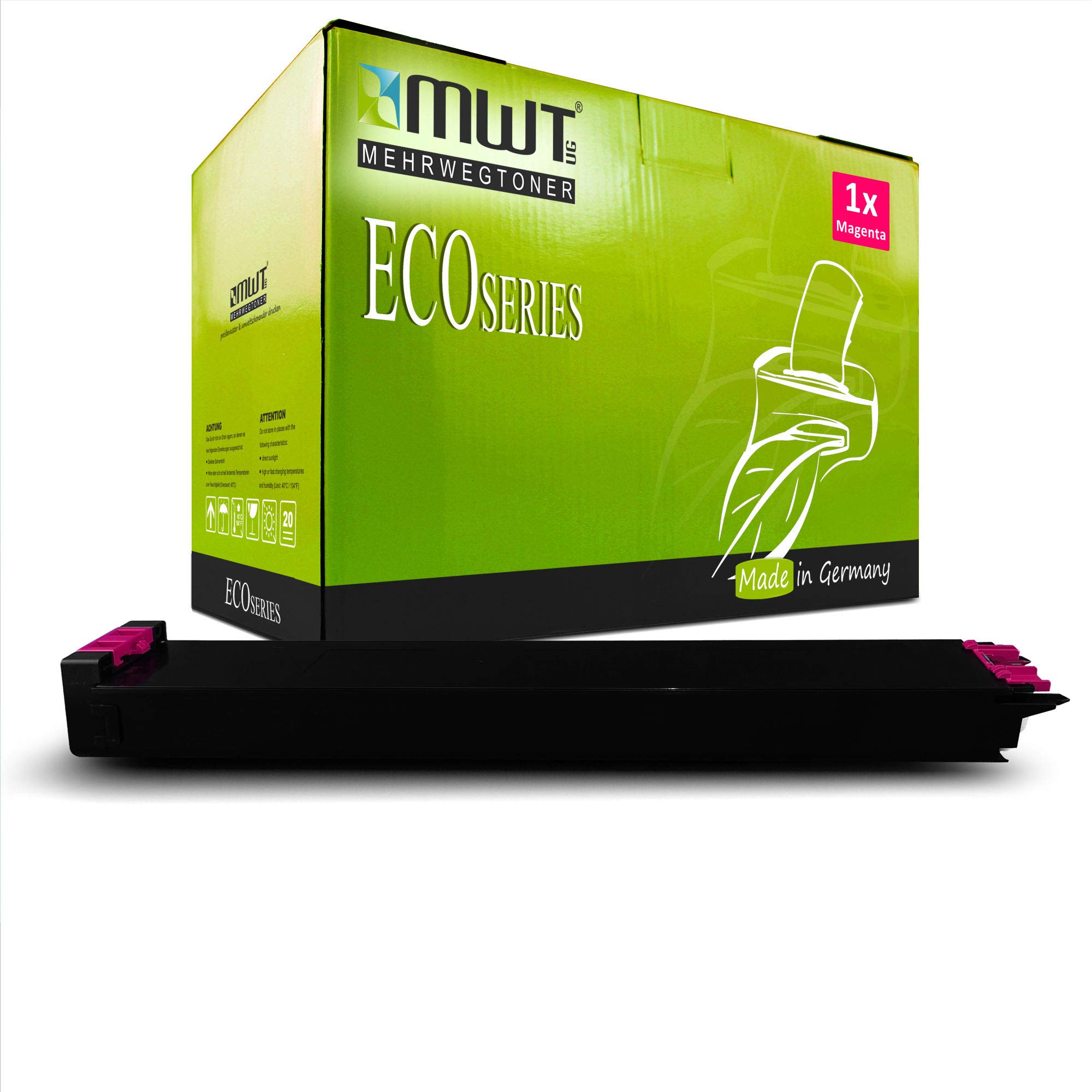 1x Kraft Office Supplies toner cartridge compatible for Sharp MX3100 MX4101N MX5100 MX5001 MX4101 replaces MX-31 GTMA MX31GTMA Magenta