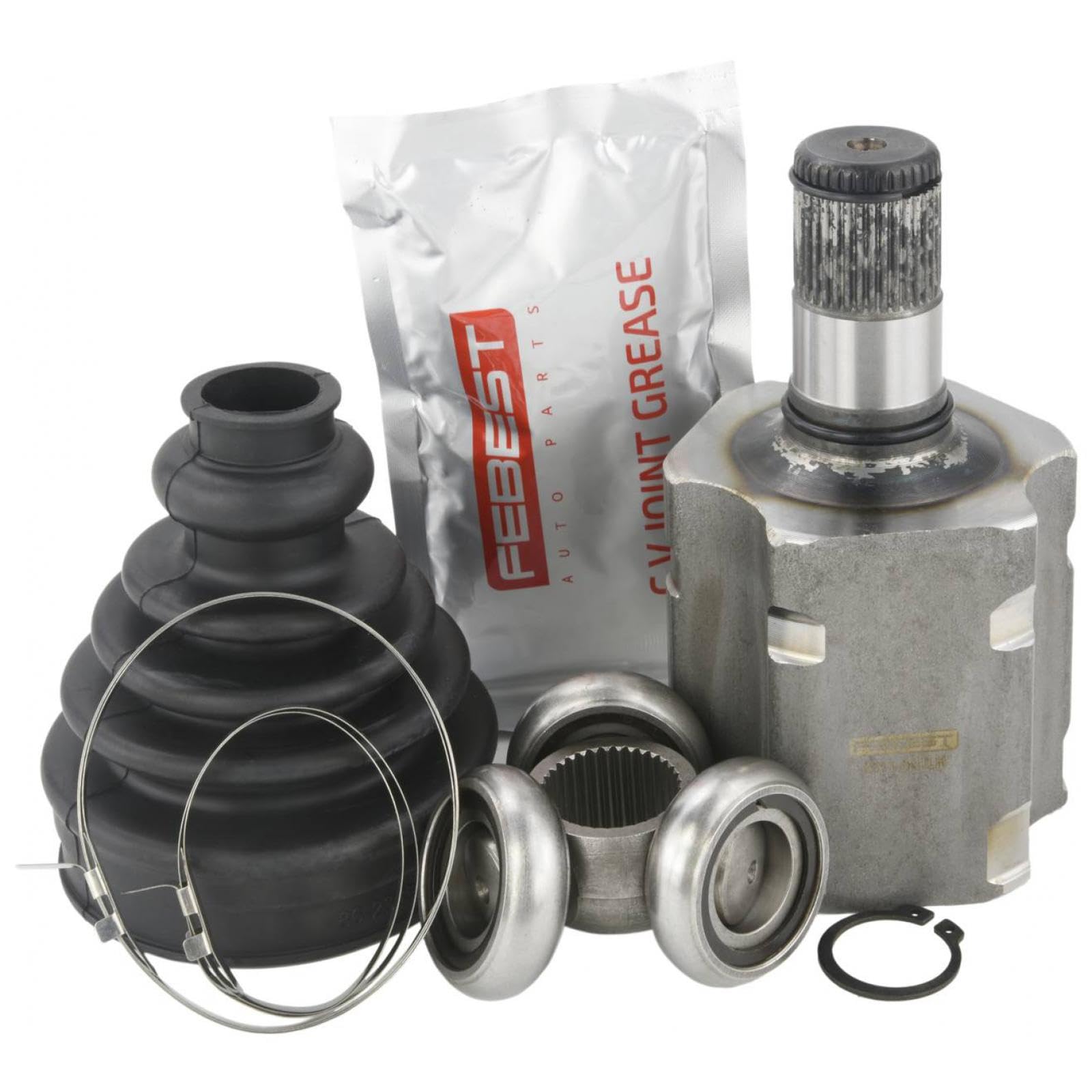 FEBEST Juego de articulación árbol de transmisión Delantero, izquierda 2311-5N1LH Junta Homocinética Compatible con VW Golf 7 Hatchback 5G1, BQ1, BE1, BE2 Passat B8 Variant 3G5, CB5 T-Roc A11, D11