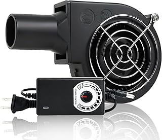 KUNRISE BBQ 97mm × 33mm Blower Fan, High Airflow 110V 120V Variable Speed Centrifugal