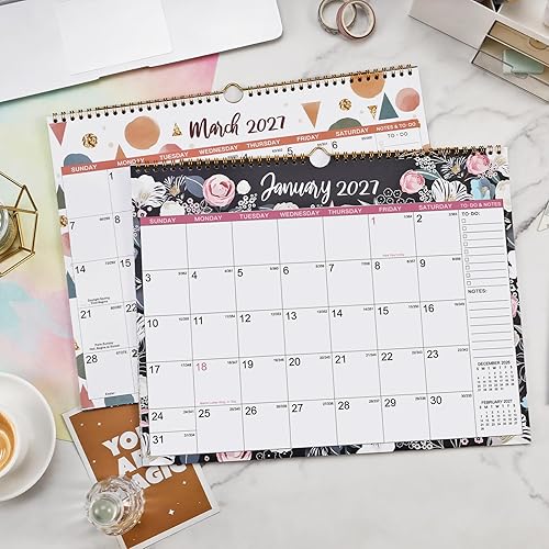 Miniatura 2 de Calendario 2026-2027 – Calendario de pared 2026-2027, calendario de pared de 18 meses, julio 2026 a diciembre 2027, 15 x 11.5 pulgadas,