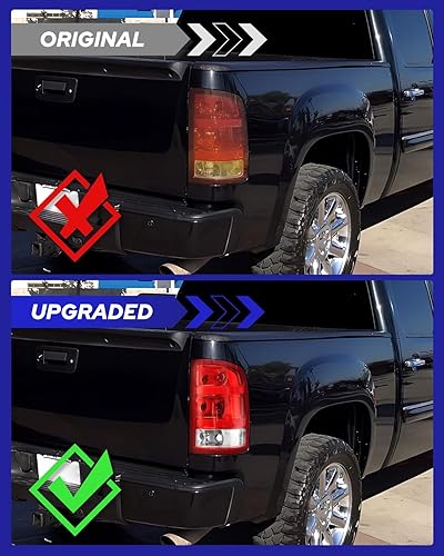 Miniatura 2 de AUTOONE - Para luces traseras GMC Sierra 2007-2013, compatible con GMC Sierra 1500 2500HD 3500HD, lado del pasajero (RH)