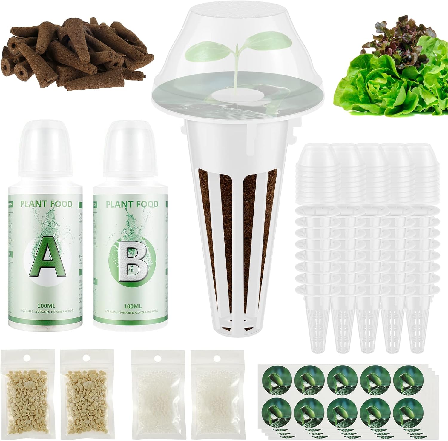 Seed Pod Kit 166 Pcs Hydroponic Pods Kit Practical Grow Anything Seed