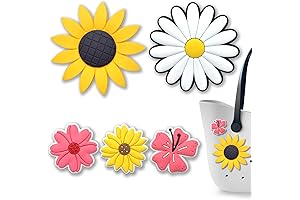 5-Pcs PVC charms for handbags and totes