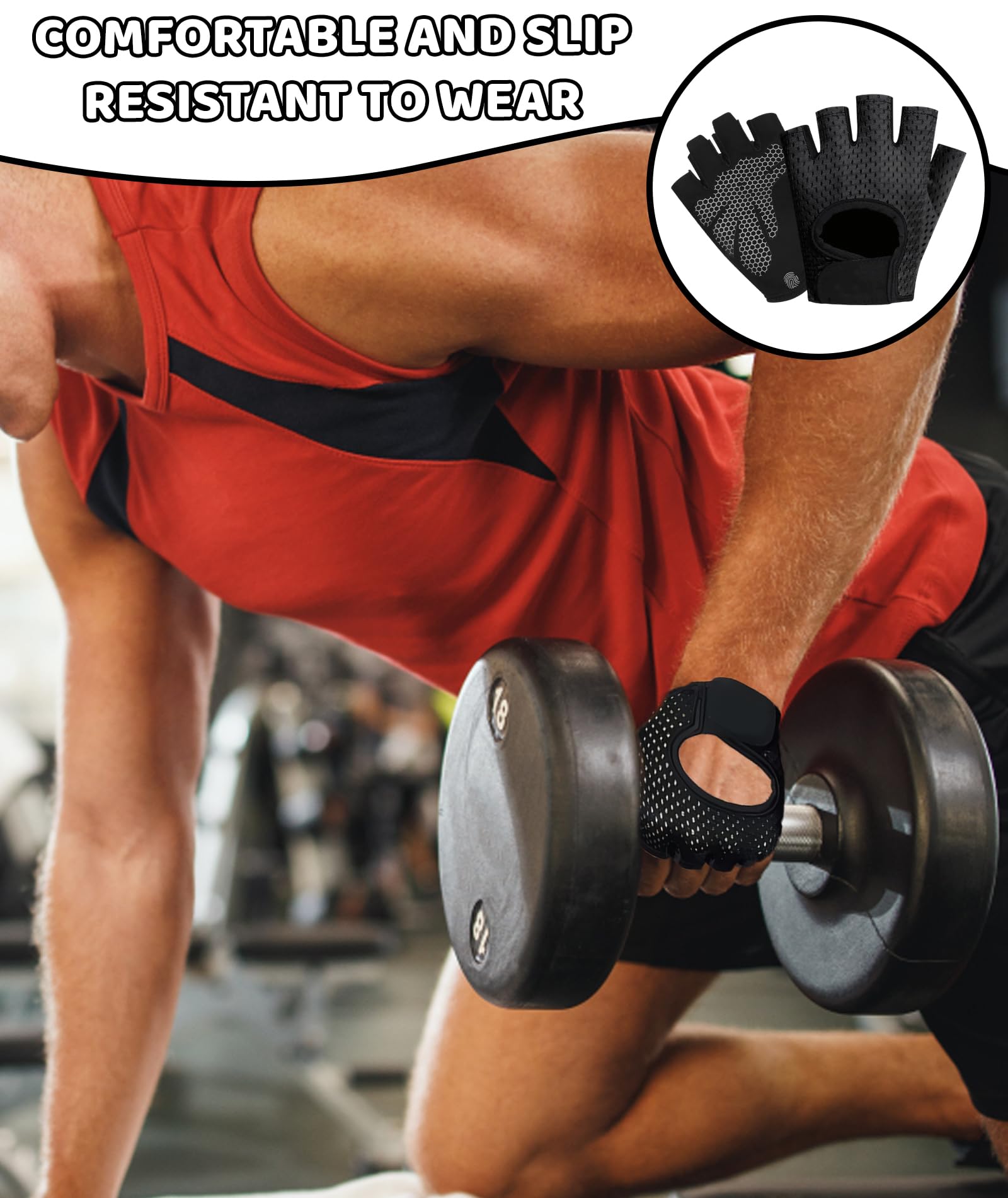 Ladies Gym Weight Lifting Gloves Half Finger Bodybuilding