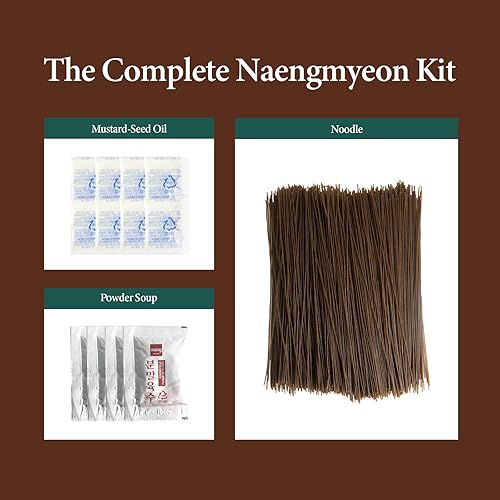 Miniatura 27 de Wang Fideos fríos coreanos Pyeongyang Naengmyeon, aire acondicionado para licuar, 22 onzas, 4 porciones