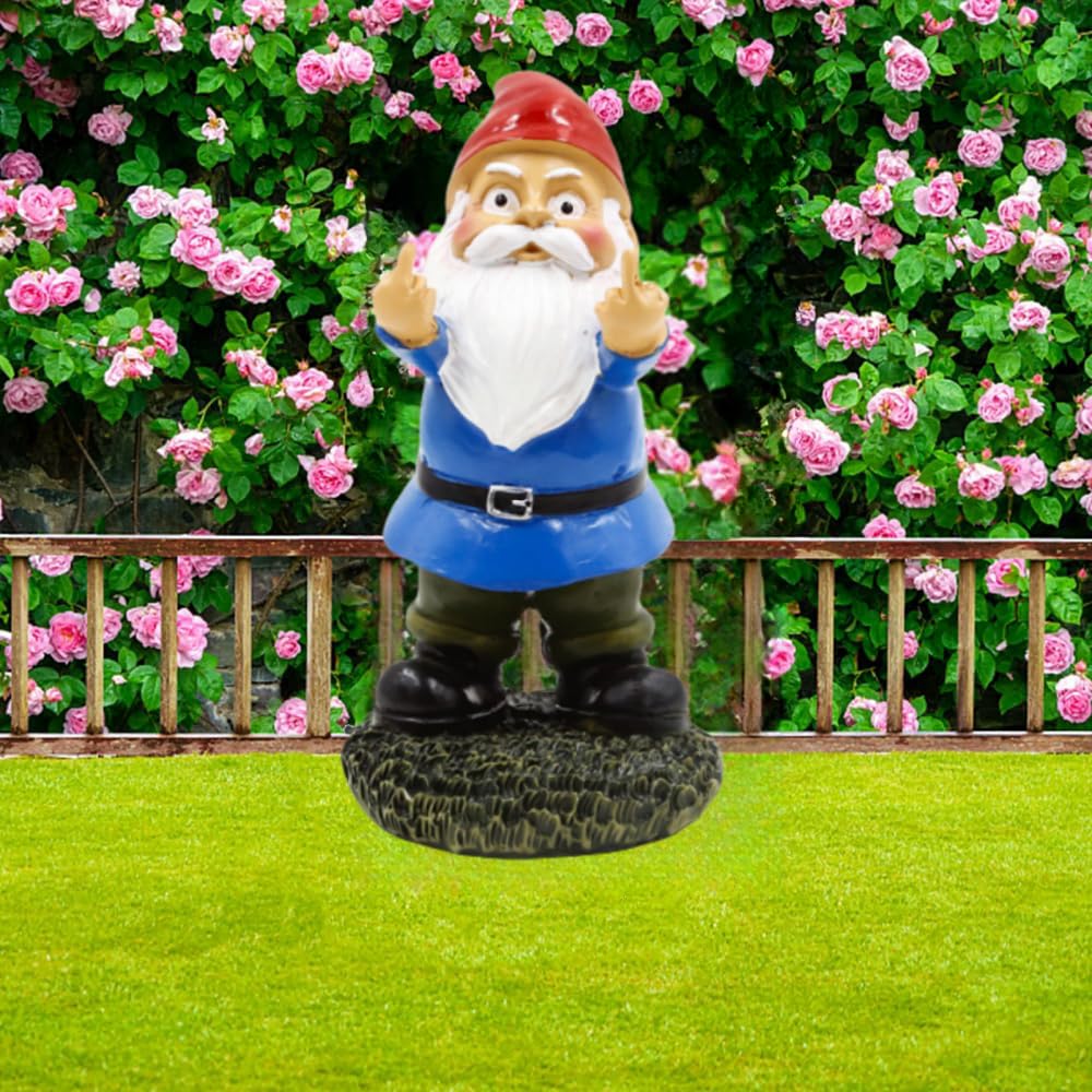 Garden Gnomes Funny Garden Ornaments Outdoor - Rude Garden Gnomes Middle Finger Gifts - Gnomes Garden's Ornaments Outdoor or Indoor - Image 4