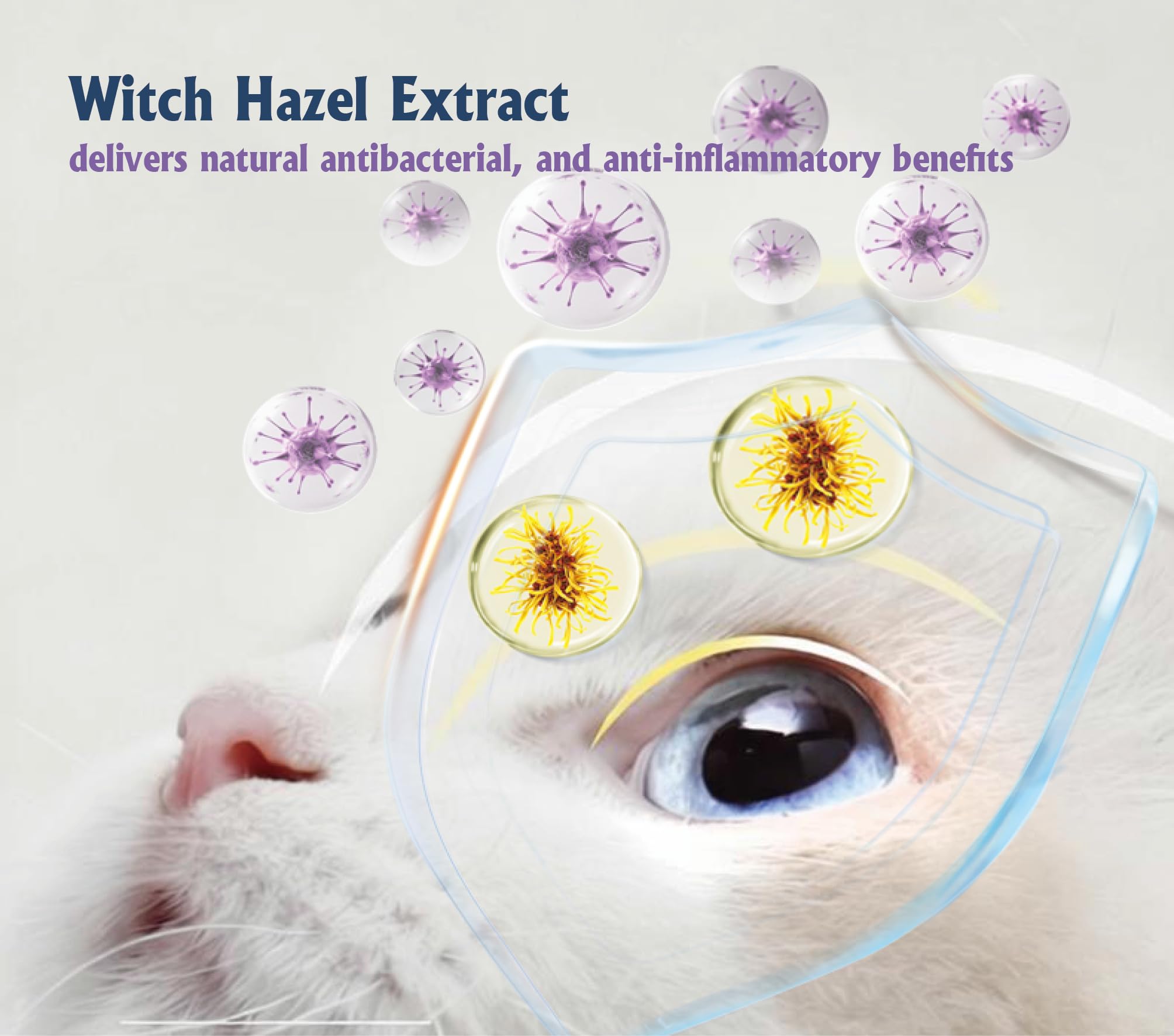 Dog and Cat Eye Wash | Tear Stain Remover Drops for Pets | Gentle Eye Cleaning Solution for Daily Grooming, 50ml - 3