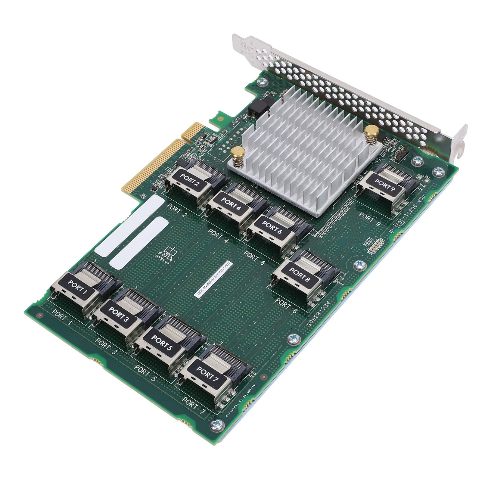 Scheda controller RAID SAS AEC 83605, scheda di espansione RAID con 9 porte, supporto di espansione per 24 dischi rigidi, scheda di espansione PCIe X8 per server DL380 388 G9 G10,