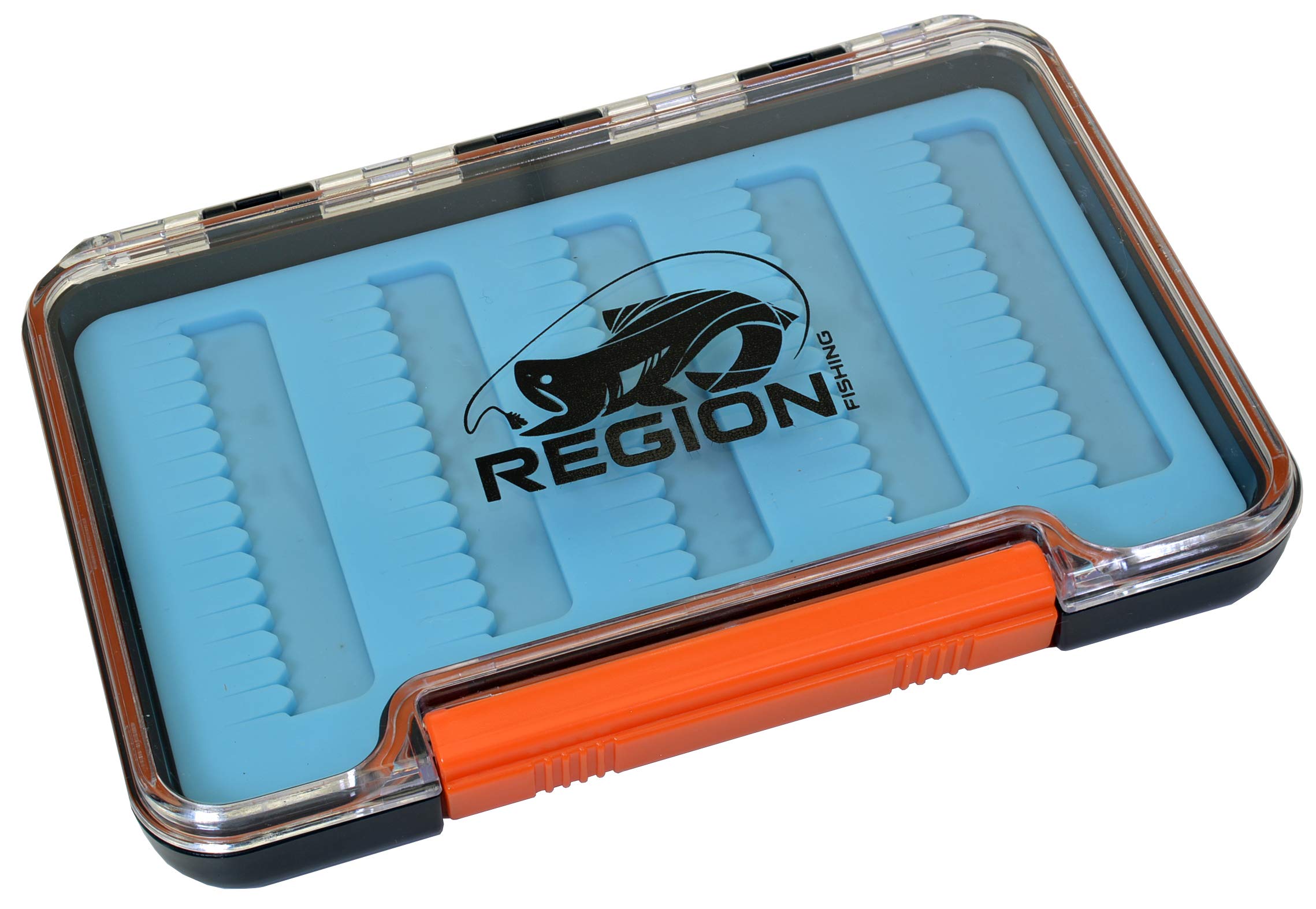 Region Fishing Thin Single Sided Waterproof Fly Box with Silicon Insert for Midges and Nymph Flies