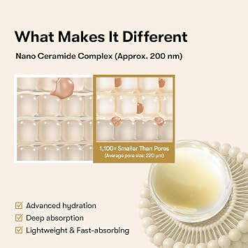VT COSMETICS Rice Ceramide Capsule Cream, Hydrating Gel Cream with Encapsulated Rice Extract (230,000 ppm) & 5 Types of Ceramides, Brightening & Barrier Care Moisturizer, Korean Skincare (1.69fl oz)