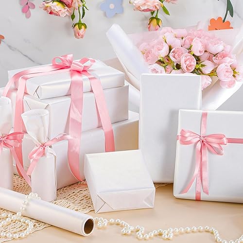 Miniatura 14 de Rollo de papel kraft marrón de 12 x 100 pies (1200 pulgadas) para embalaje de regalo, papel marrón para manualidades, papel kraft para tablón