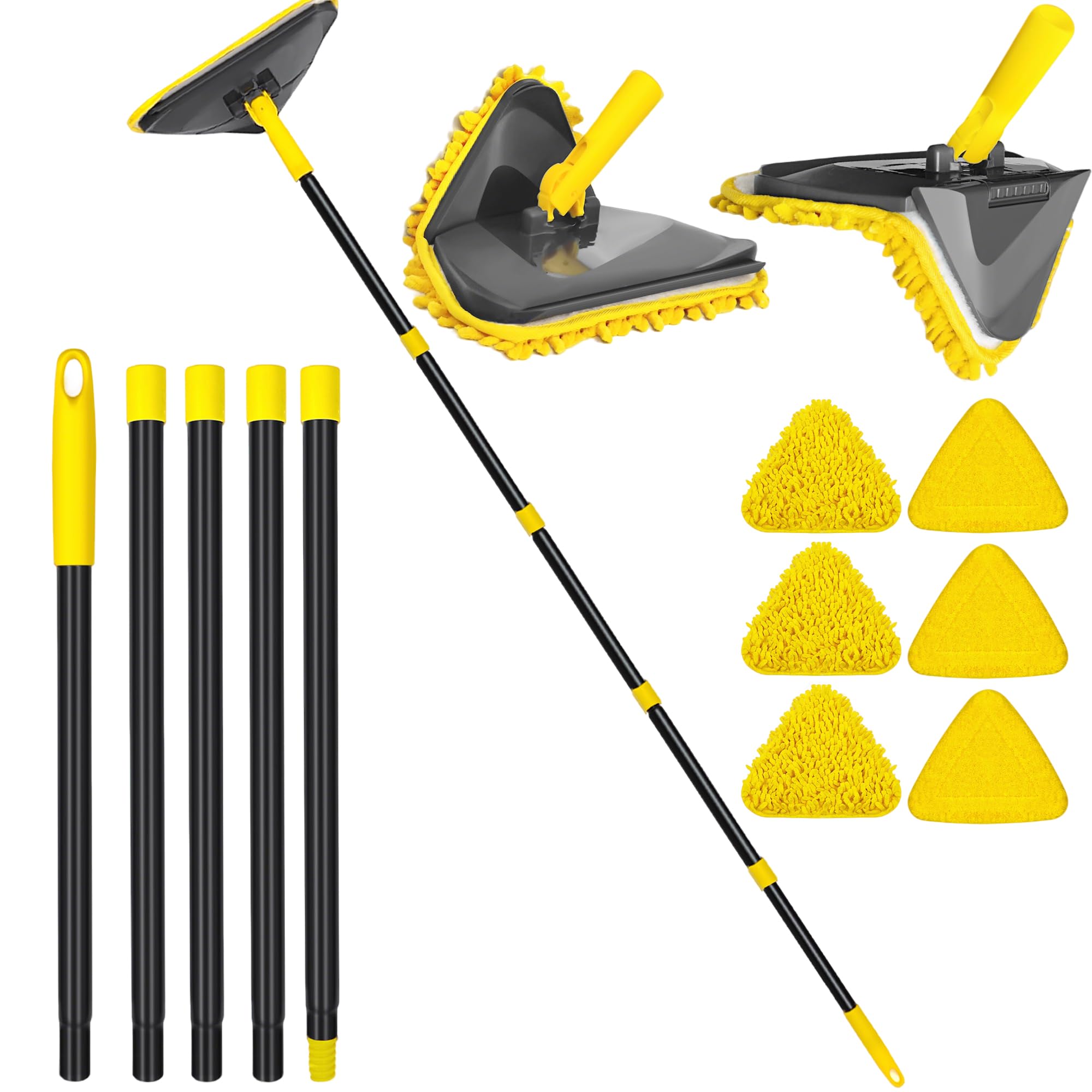 AegisHome Wall Cleaner Mop with Long Handle