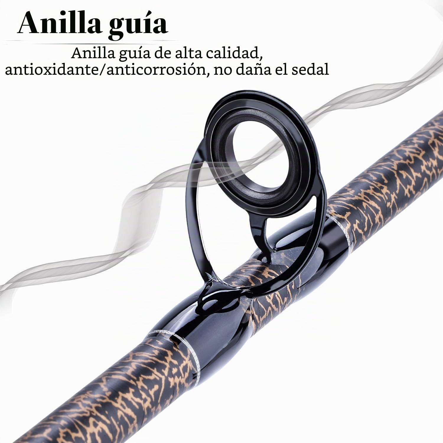 Sougayilang Caña de Pescar Carpa Fibra de Carbono 4/5 Secciones Portátil Mango Eva Agua Salada Dulce
