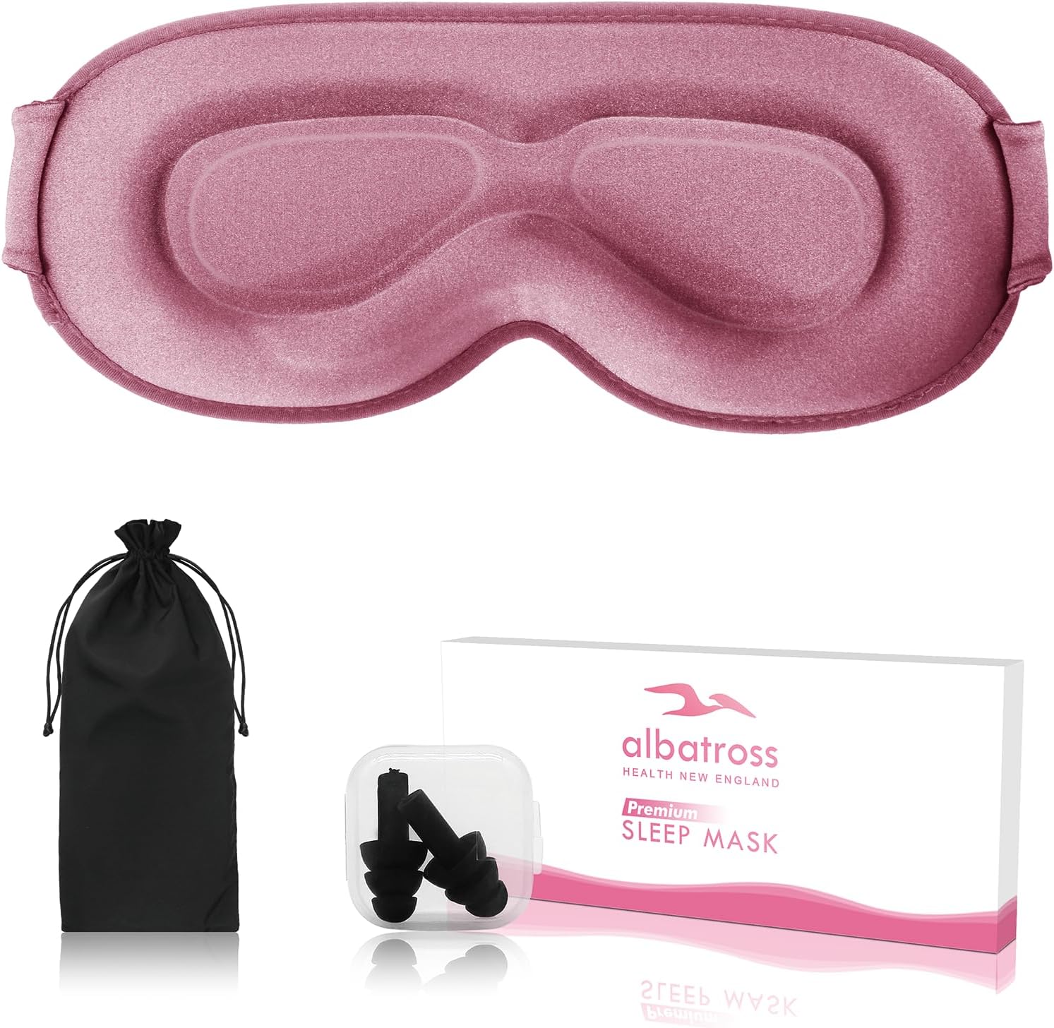 Sleep Mask for Upgraded 3D Contoured Cup Eye Mask Blindfold
