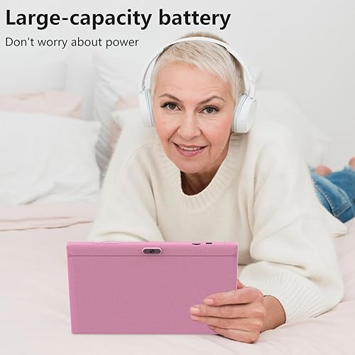 Miniatura 6 de Tablet Android 13, tableta de 10.1 pulgadas, tableta de 6 GB de RAM+64 GB de ROM con funda para teclado, mouse y pantalla táctil Flim, procesador de