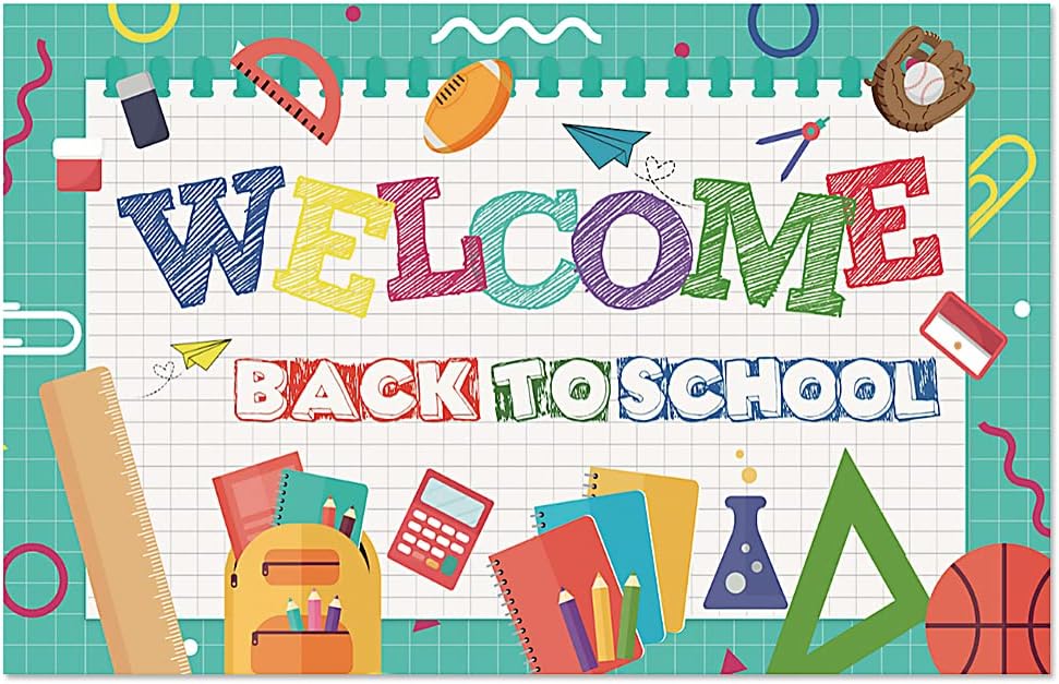 Back to School Backdrop Banner 110 * 180CM First Day of School