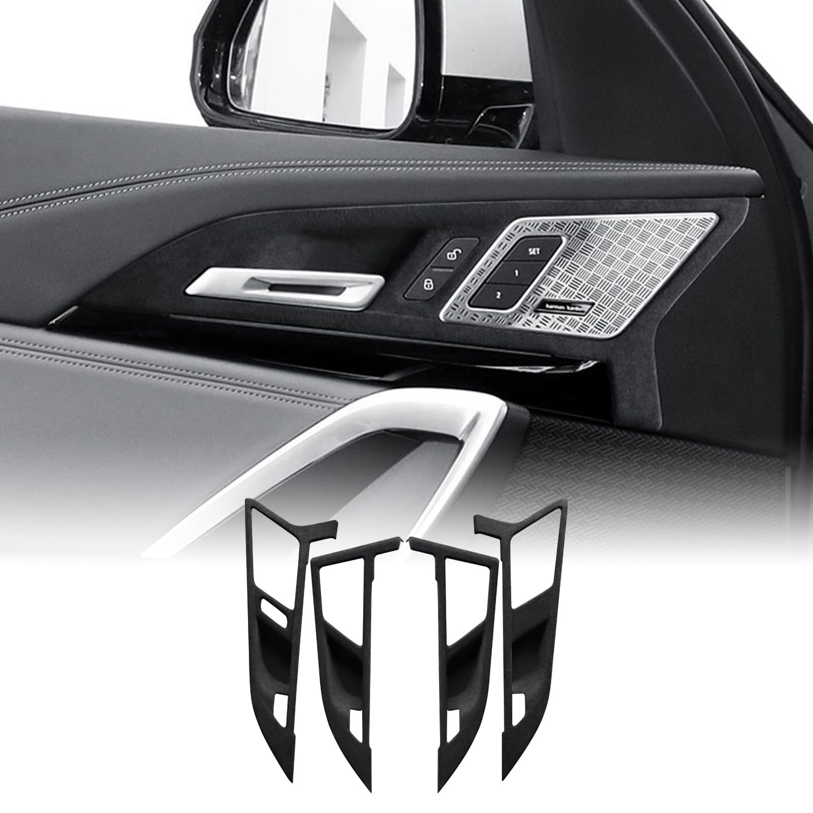 Amazon | FDAIUN 車ドアスイッチ ボタン フレーム パネルカバー
