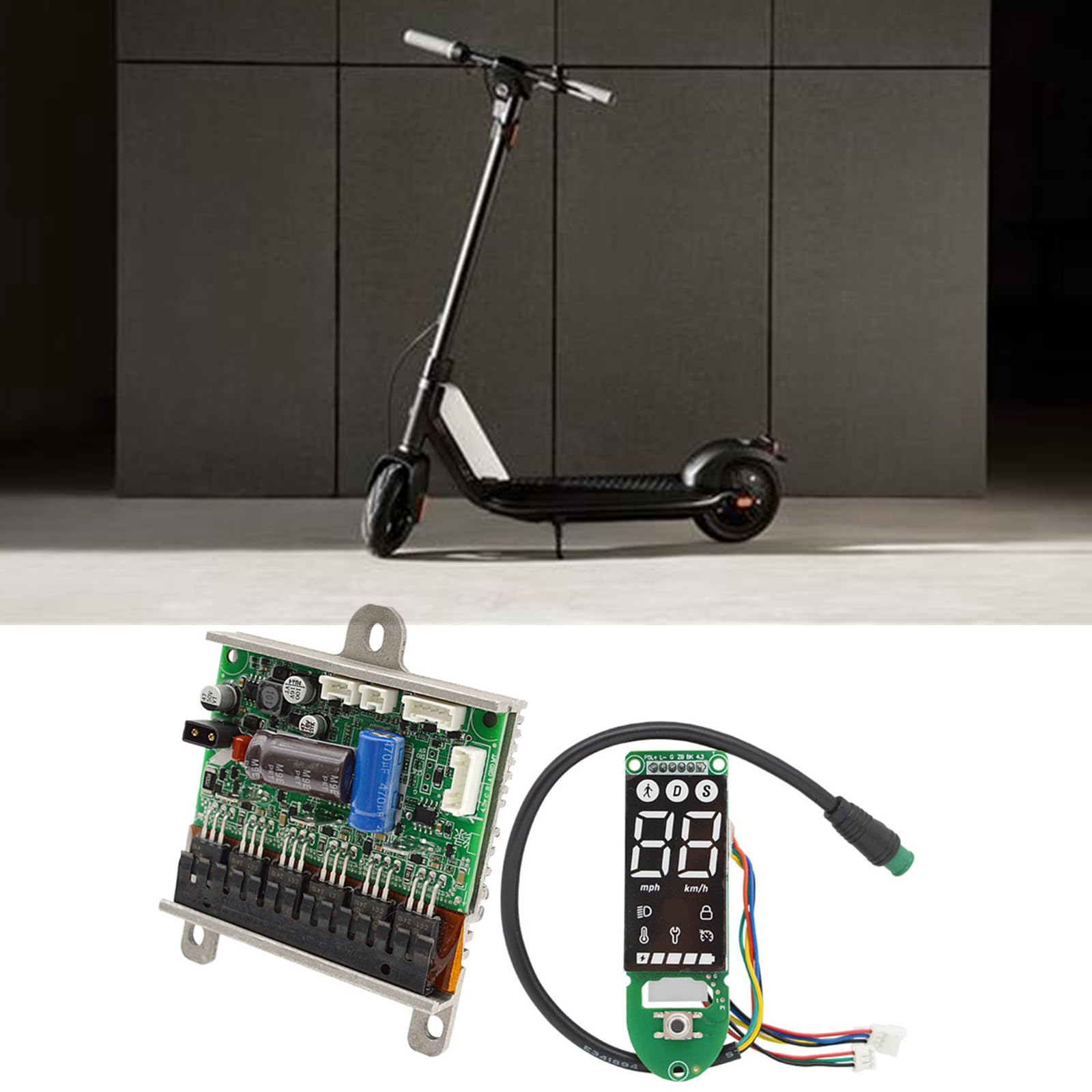 Piezas de reparación para patinete 3 Lite tablero LCD con controlador de placa base