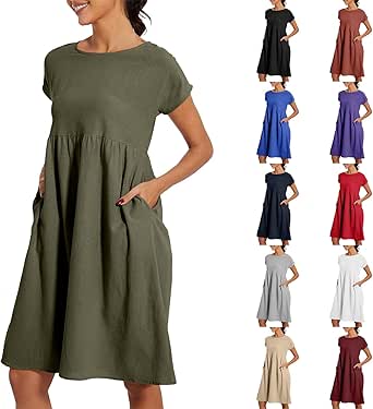 Tunique Femme Bryn Walker Taille S – Blanc 100% Lin – Poches – Fabriqué USA