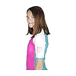 Rashguard SHIELD Youth, Maillot de Bain `a Manches Courtes Pour Garcon/Fille, Magenta, XS