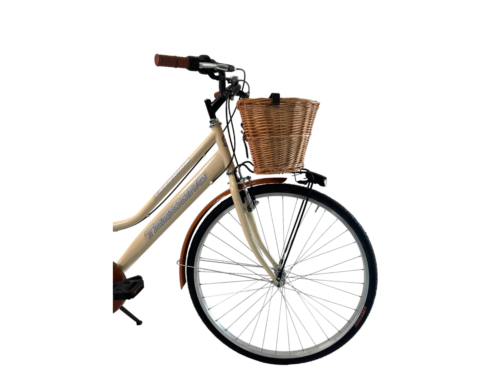 Bici Donna Olandese Da Passeggio - Stile Vintage Con Cestino In Vimini, Ruote 28'' E Cambio - Foto 3