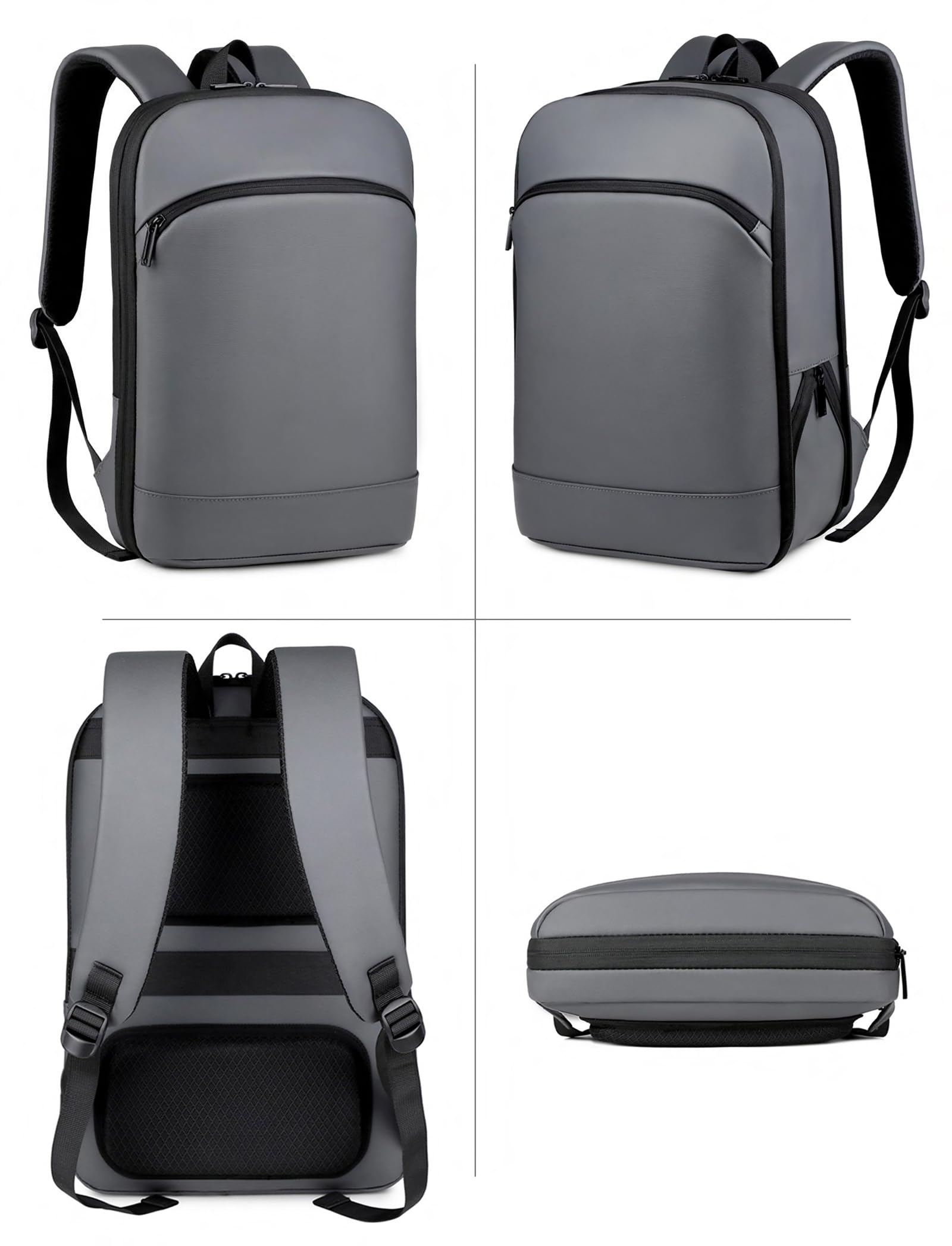 Zaino Porta PC Ultra Slim Espandibile per Portatile fino a 16 pollici Borsa Sottile Leggero Impermeabile KM20