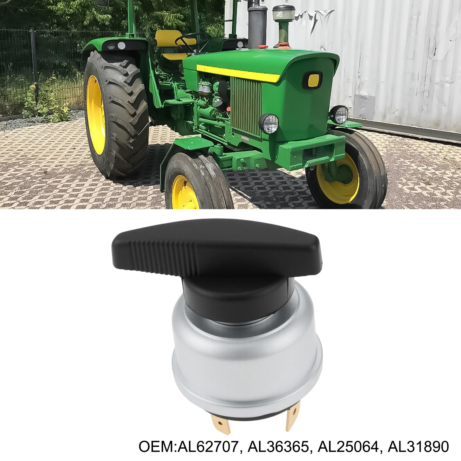 Commutatore Avviamento Trattore AL62707 AL36365 Compatibile con John Deere 840 1020 1140 1630 1840