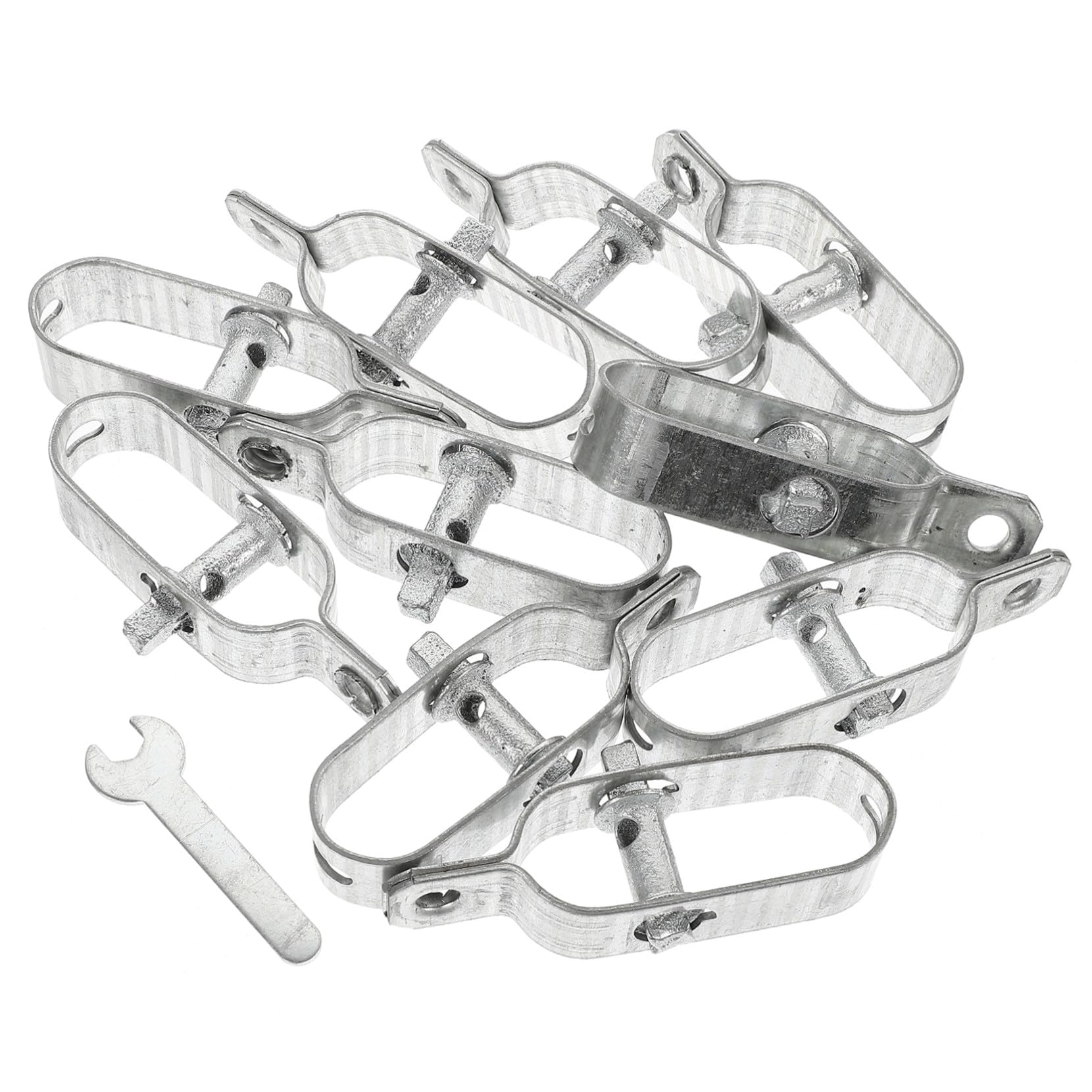 10 Piezas Tensores de Alambre Resistentes y Duraderos Tensor de Cable para Fijación Segura Jardinería Toldos y Vallas Diseño de Alta Resistencia Anticorrosión