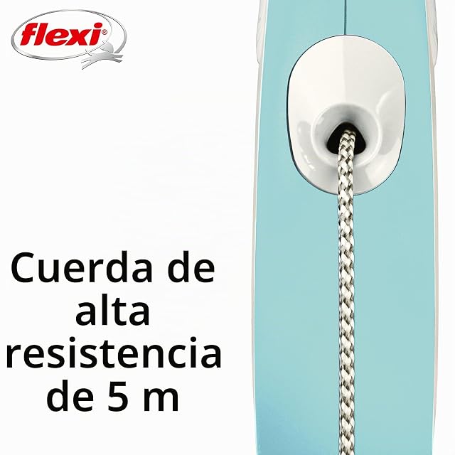 Foto 3 de 7 de Flexi New Comfort M Cordón 5 m (Azul Claro)