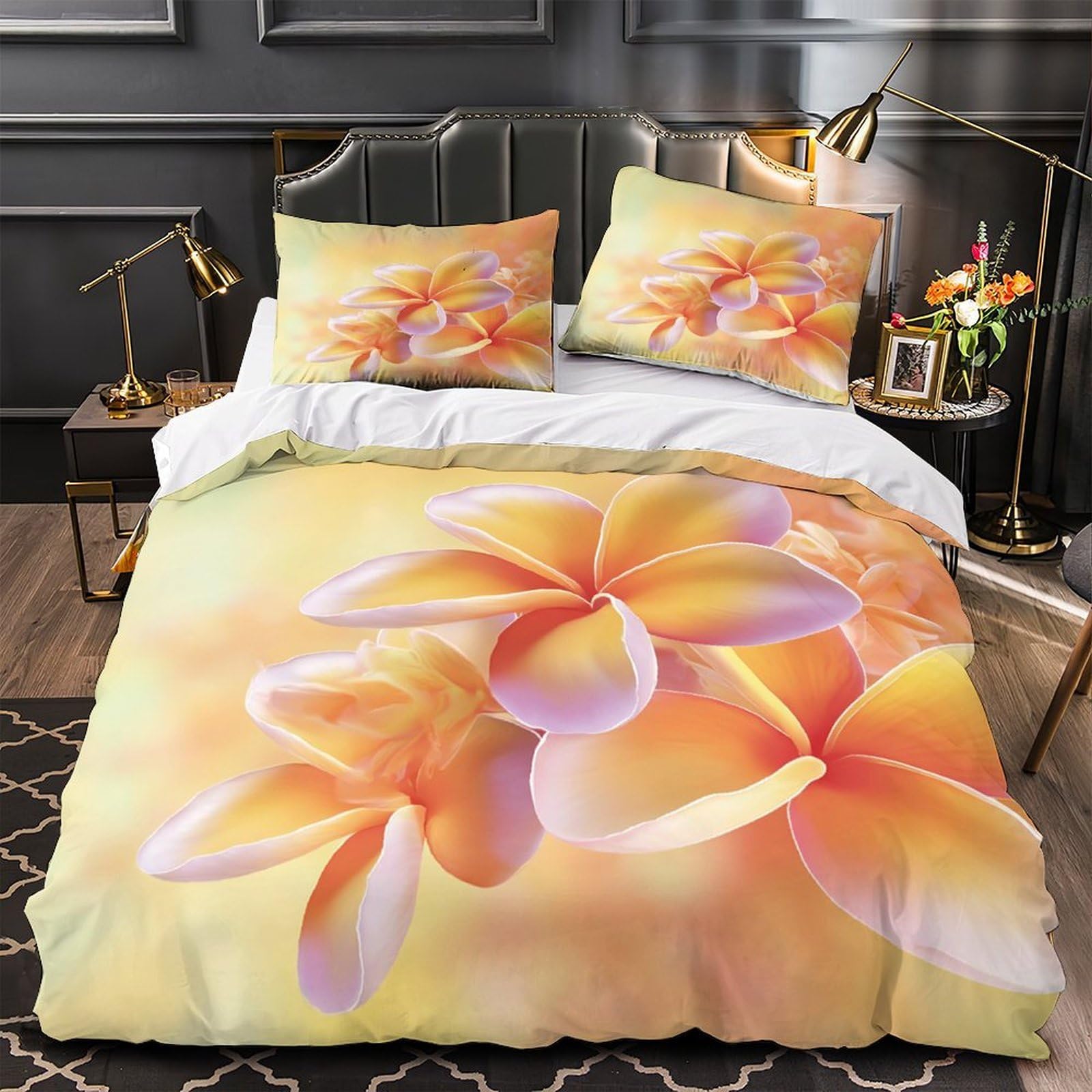 Housse de couette entretien facile et hypoallergénique 220x240