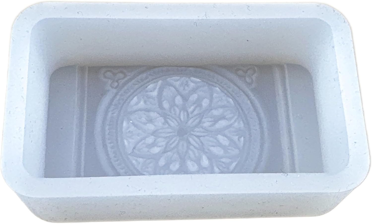Rosette Silicone Mold for SOAP Making, Resin Casting, Plaster, Gypsum, Clay, Candle and Other Crafts.