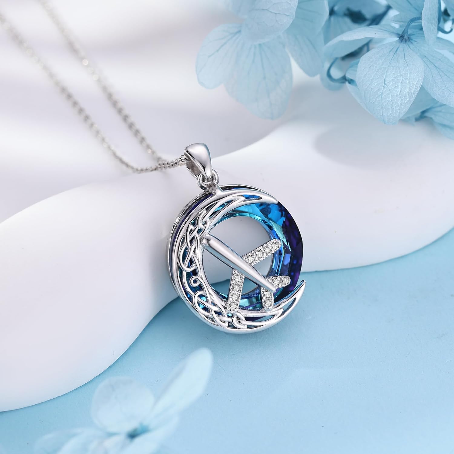 UCADRIT Airplane Necklace Sterling Silver Airplane Pendant Flight Attendant Jewelry Gifts for Women Aviation Lovers - Image 4