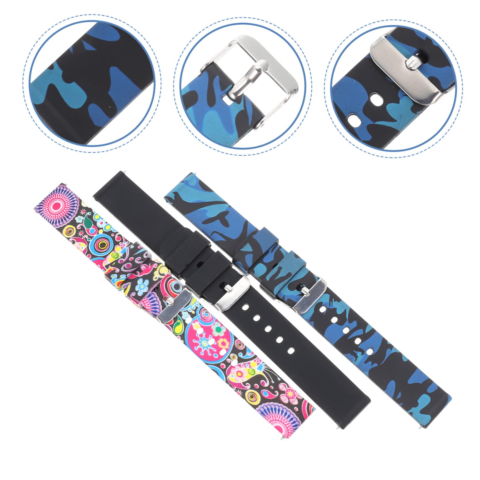 UKCOCO 15 Pcs Bracelet De Smartwatch Montre Intelligente Silicone Montre Smartwatch Bracelet Ceinture Bracelet De Venu Fournitures Remplacement Remplaçable