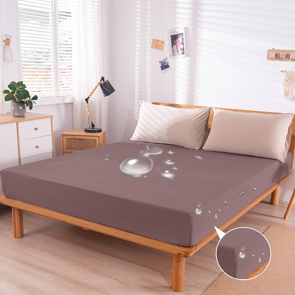 Amazon｜【圧倒的な防水性】ボックスシーツ シングル Aooka 防水