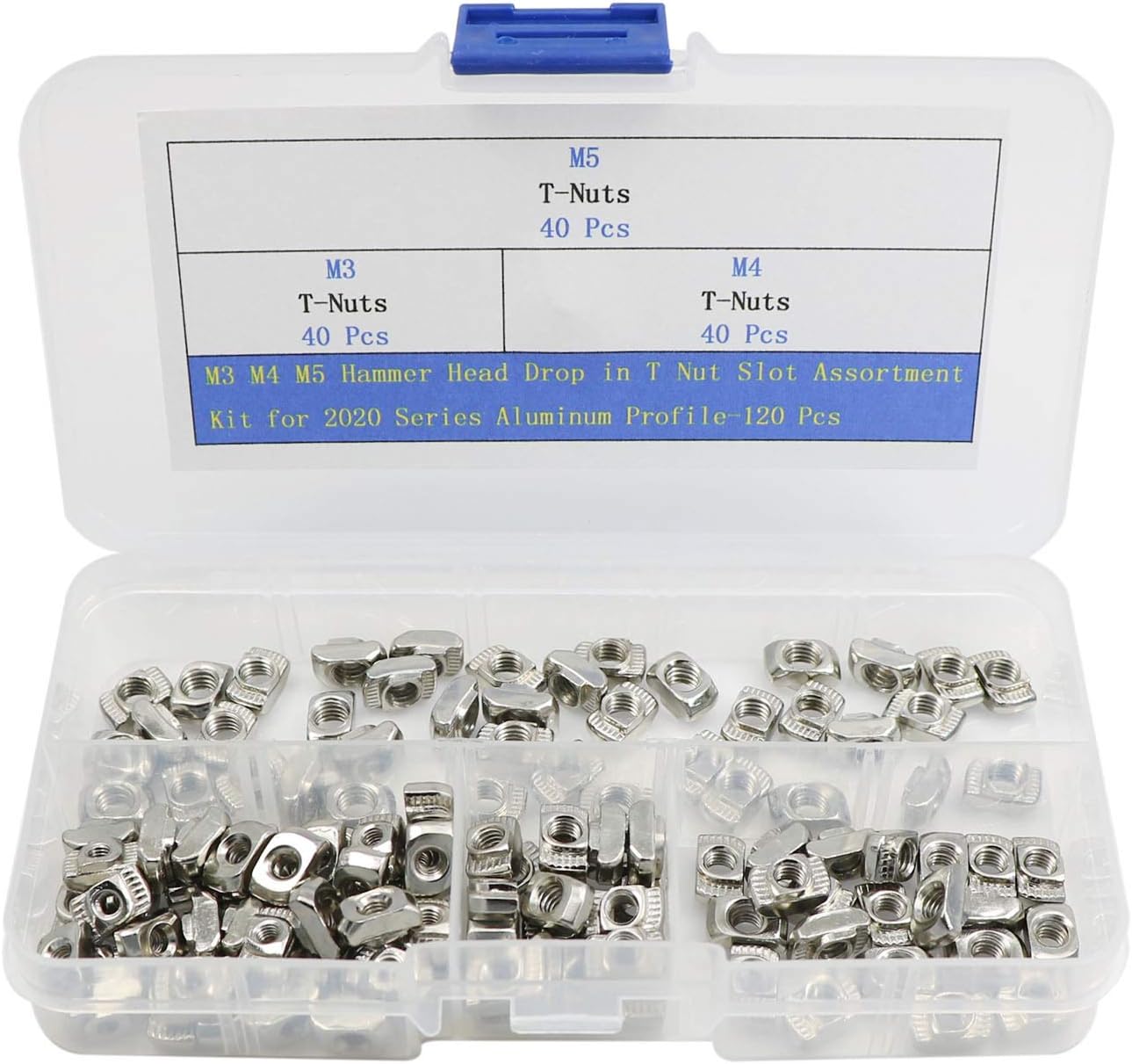 1 Pcs T-Nuts T Slot Nuts Hammer Head For Aluminum Profile 20 30 40 - View #9