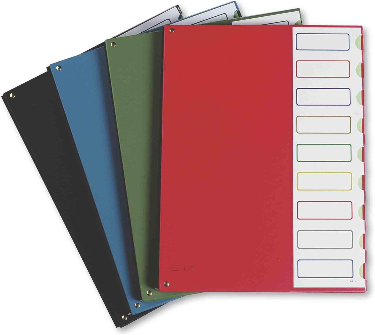 Taupe 85003 – Clasificador Covered Plastic 9 Compartments Closing Erasers, Blue