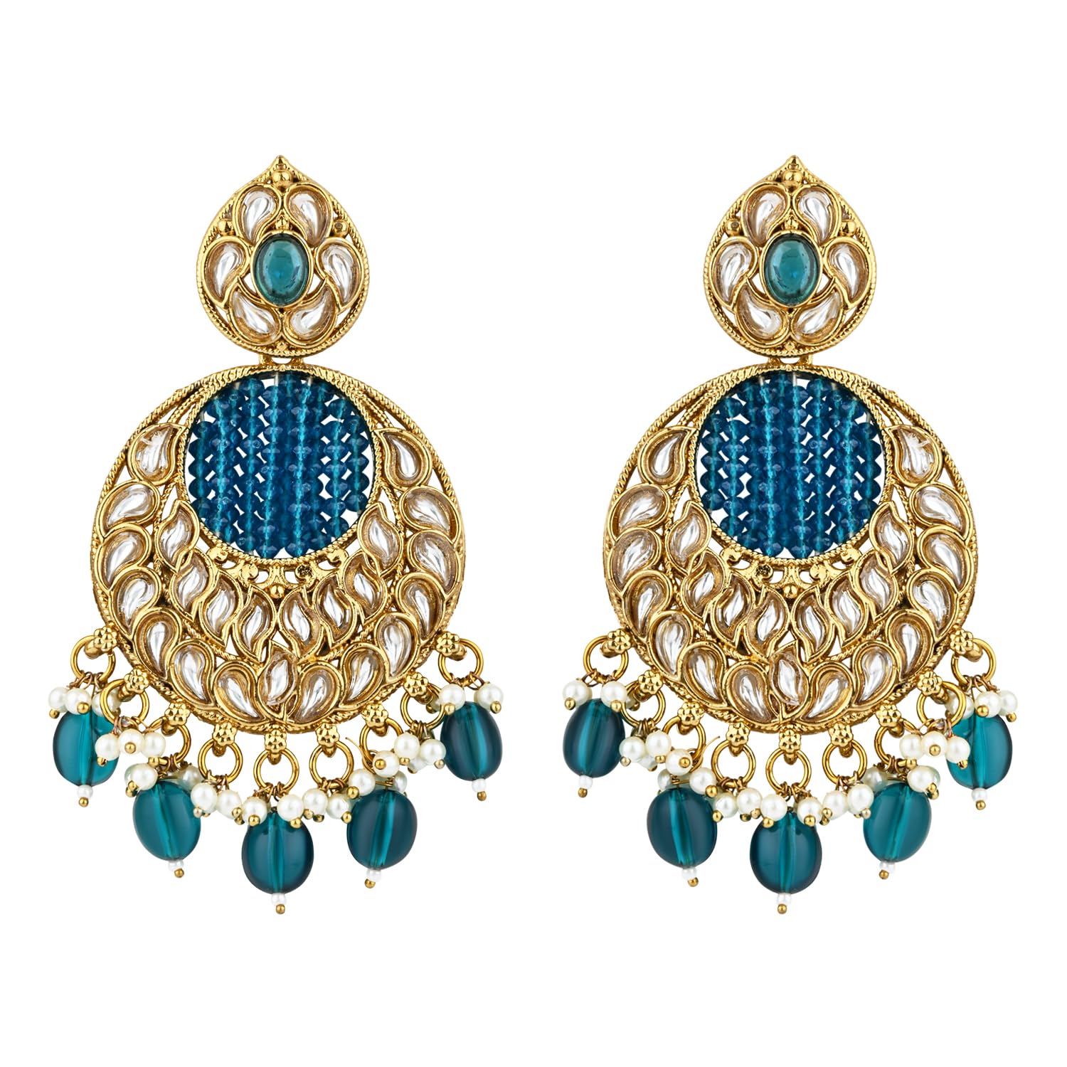 See full amazon price history chart for I Jewels Gold Plated Traditional Handcrafted Kundan Pearl Chandbali Earrings For Women/Girls (E3176PG) I Jewels Gold Plated Traditional Handcrafted Kundan Pearl Chandbali Earrings For Women/Girls (E3176PG) (B0CS664WDM) Amazon Price History, Amazon Price Tracker