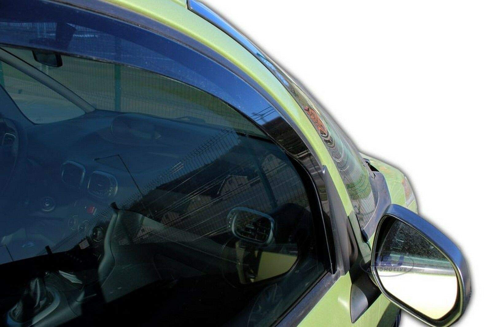J&J AUTOMOTIVE Deflettori d'Aria per Citroen C3 Picasso 2008-2017, Set da 4 Pezzi, Nero Fumé Oscurato Heko